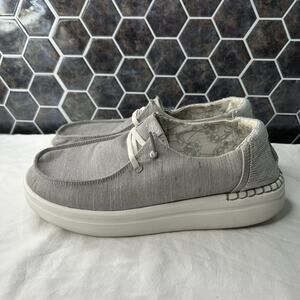 Hey Dude Wendy Rise Lunar Rock Gray Women’s Size 9 Slip On
